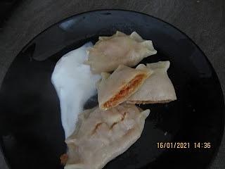 Pierogi z rybą i warzywami