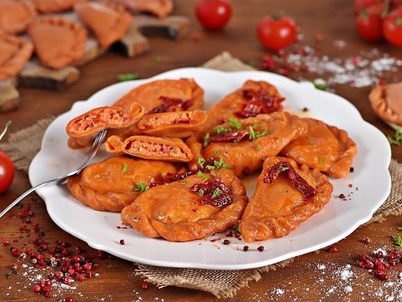 Pierogi pomidorowe skoncentrowane