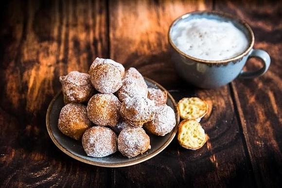 Pączki z mascarpone - szybki deser bez drożdży