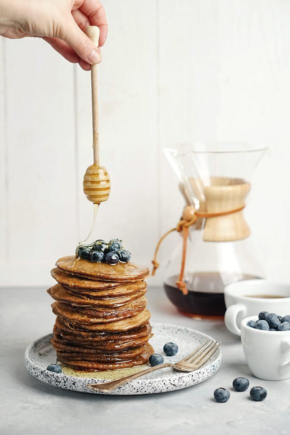 Kawowe pancakes