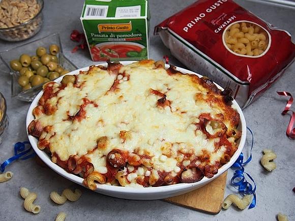 Karnawałowa zapiekanka makaronowa
