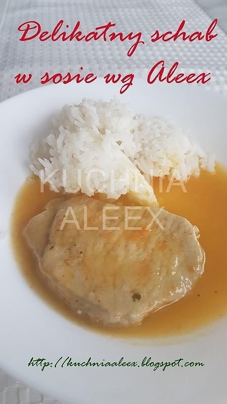 Delikatny schab w sosie wg Aleex