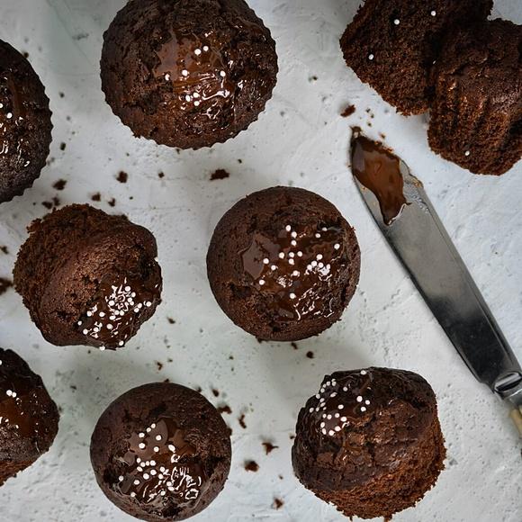 Czekoladowe muffinki na jogurcie