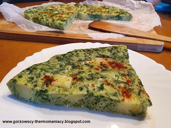 Frittata z jarmużem i ziemniakami