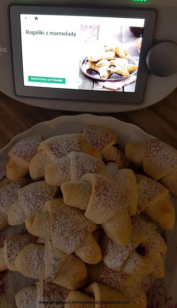 Rogaliki z marmoladą