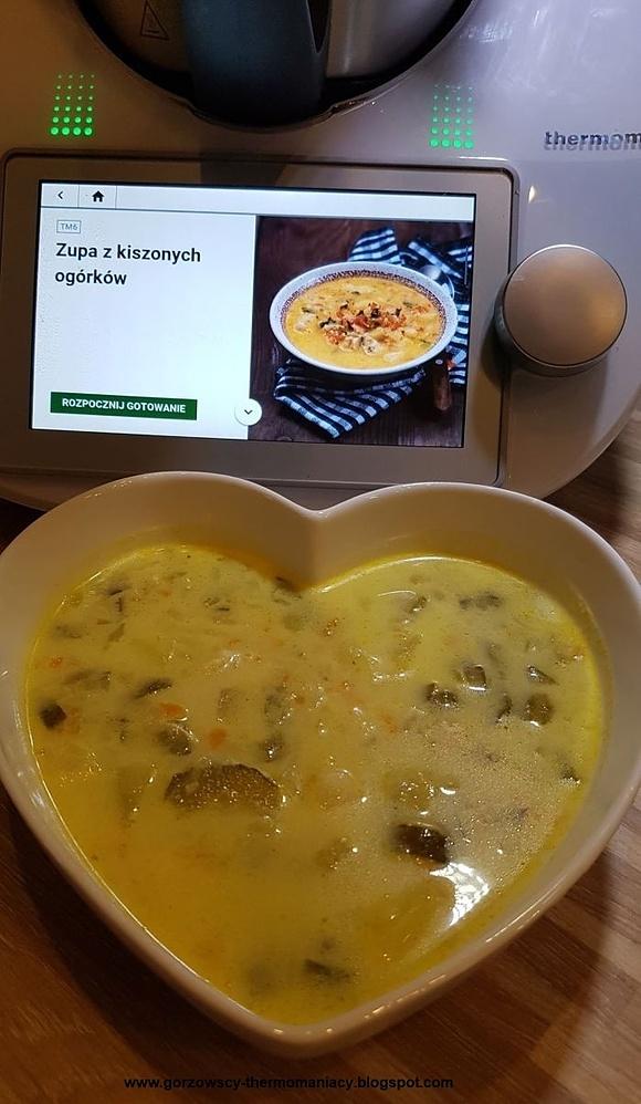 Zupa z kiszonych ogórków