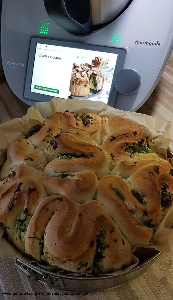 Chleb z ziołami na Thermomixie