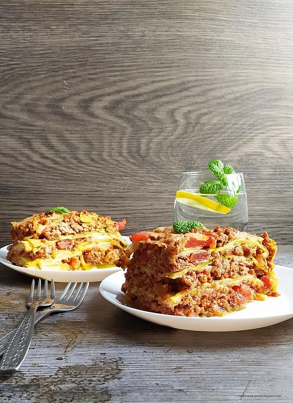 Lasagne z cukinii