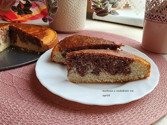 Kokosowo-kakaowe ciasto bez jajek i tłuszczu