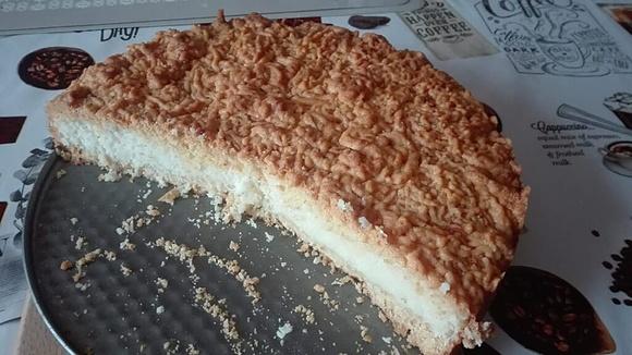 Ciasto z kokosem na kruchym cieście