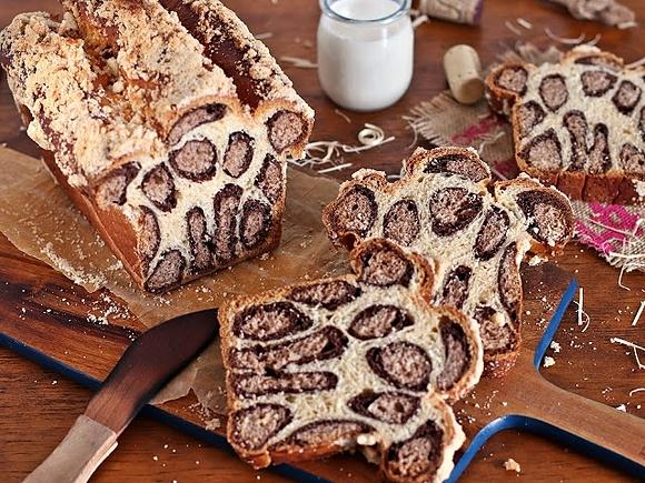 Babka drożdżowa panterka