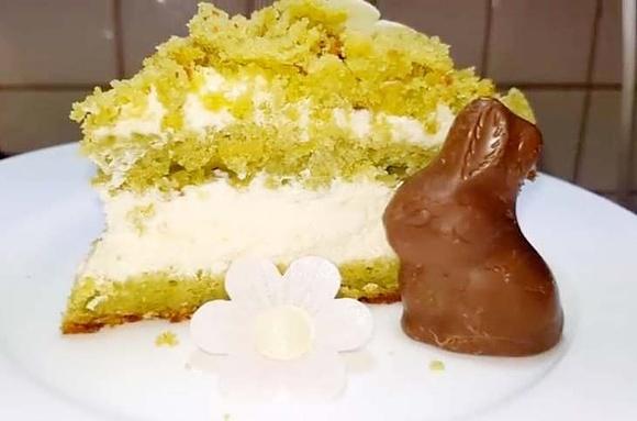Leśny mech bez szpinaku - przepis na zielone ciasto