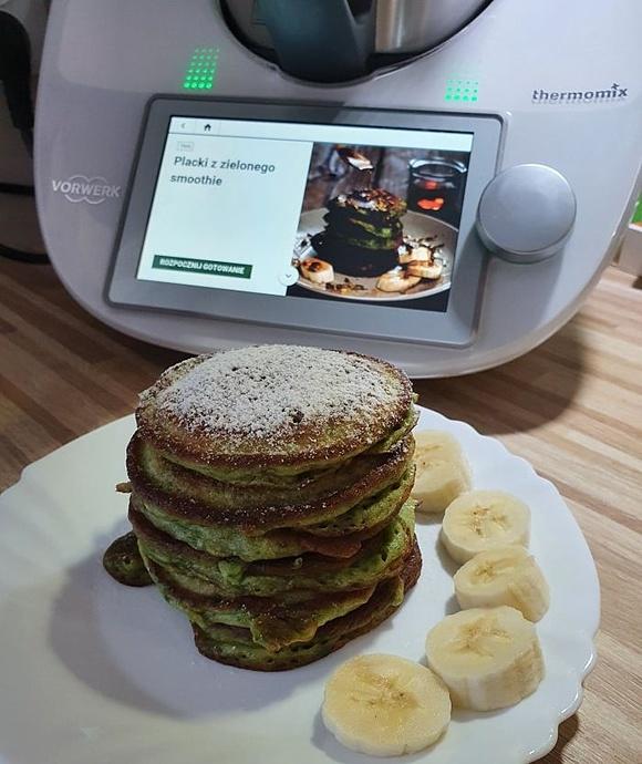 Placki z zielonego smoothie