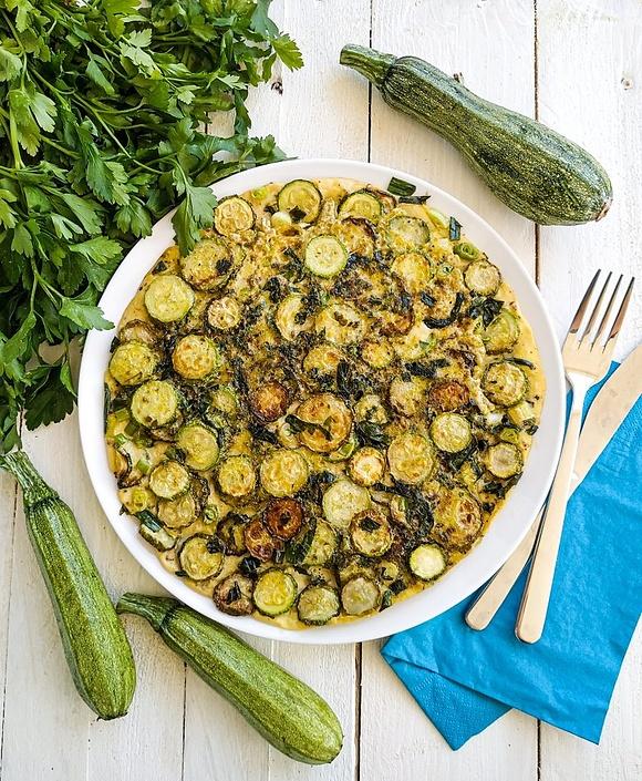 Sfougato kritiko omlet z cukinią z krety