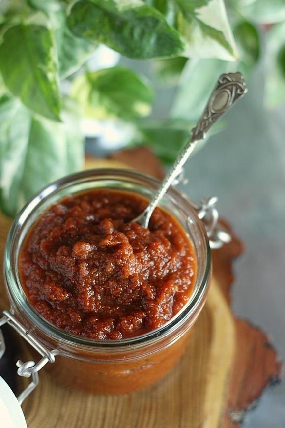 Ketchup z cukinii bez cukru wegański keto low carb