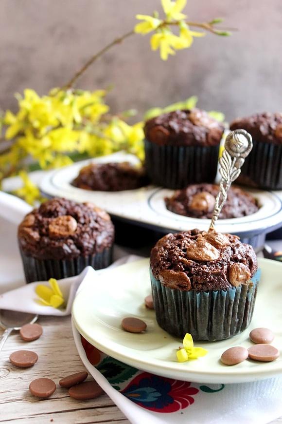 Czekoladowe babeczki brownie