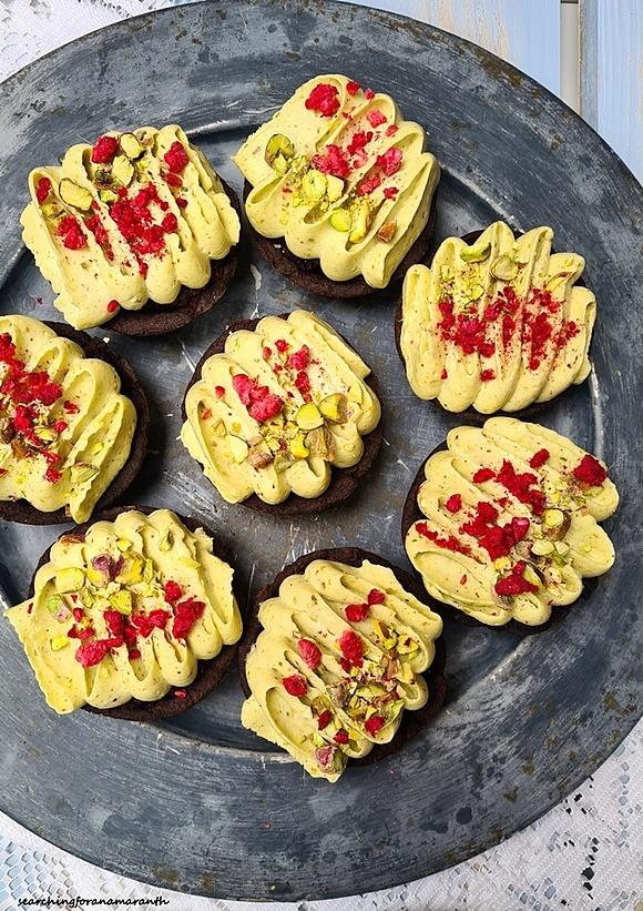 Mini tartaletki pistacjowe