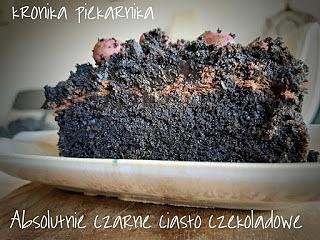 Czarne ciasto czekoladowe