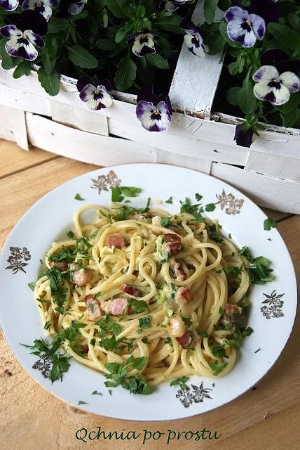 Carbonara z cukinią