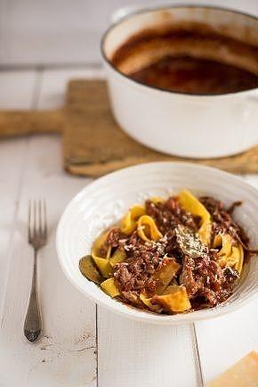 Pappardelle z ragu z kaczki