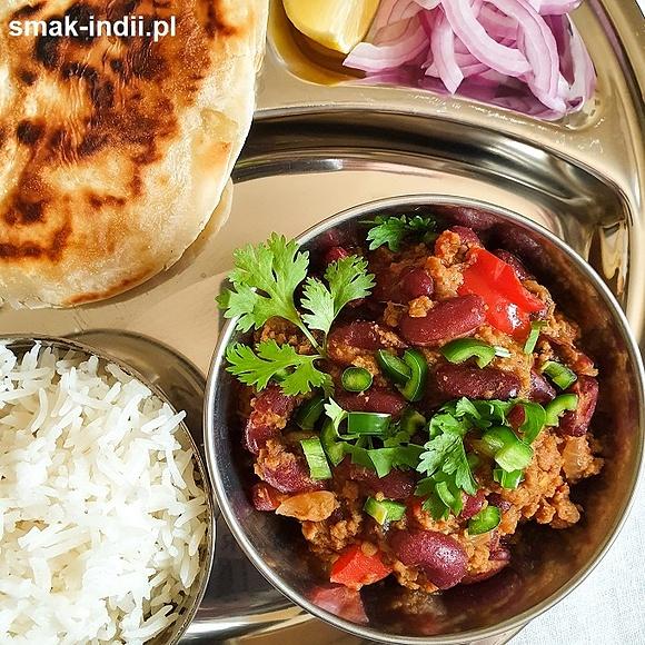 Czerwona fasola z mielonym mięsem Rajma Keema