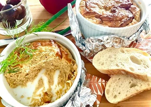Pasztet z mięs i warzyw gotowanych w rosole
