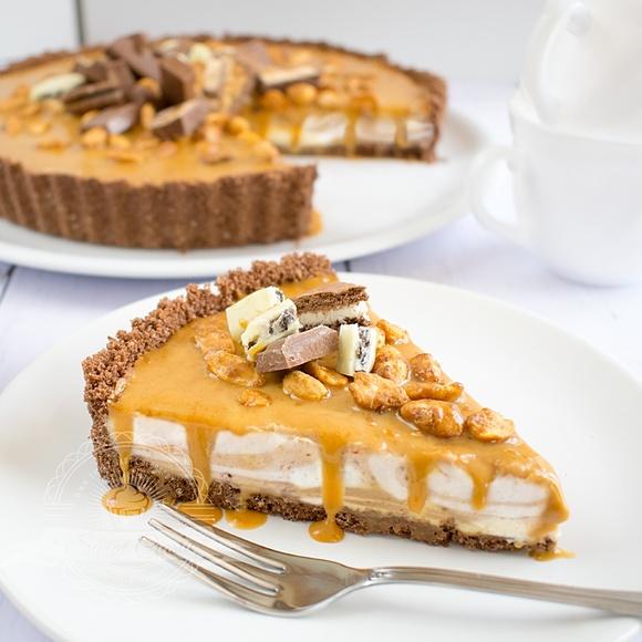 Tarta marmurkowa z solonym karmelem