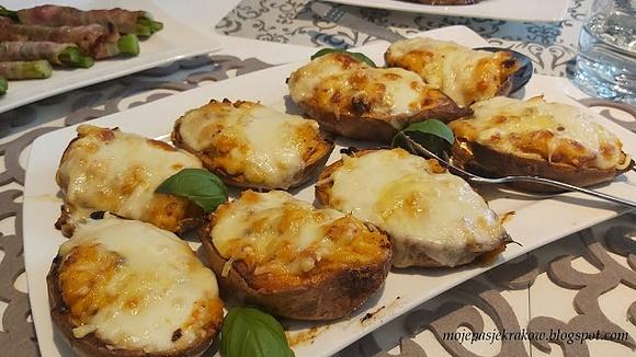 Faszerowane pieczone bataty