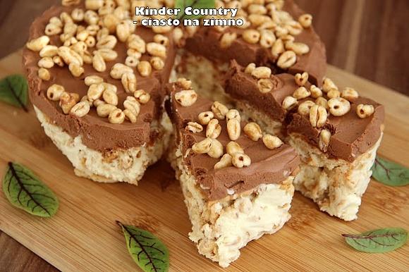 Kinder Country ciasto na zimno