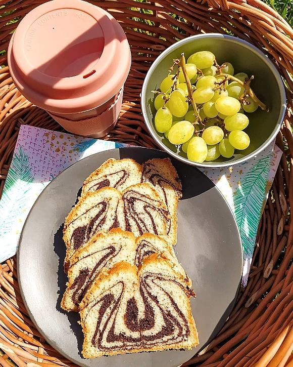 Ciasto zebra bez cukru