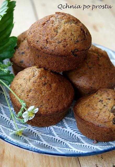 Muffinki z gorzką czekoladą