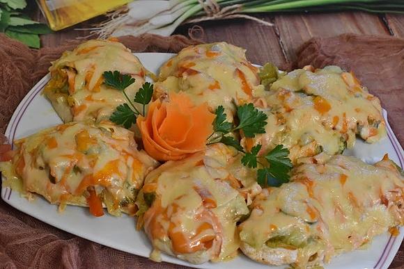 Filet pod wiosenną pierzynką