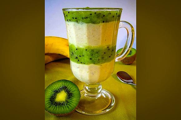 Deserek z kaszy jaglanej i kiwi - dietetyczny przepis na zdrowy deser