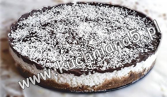 Ciasto kokosowe fit bez pieczenia