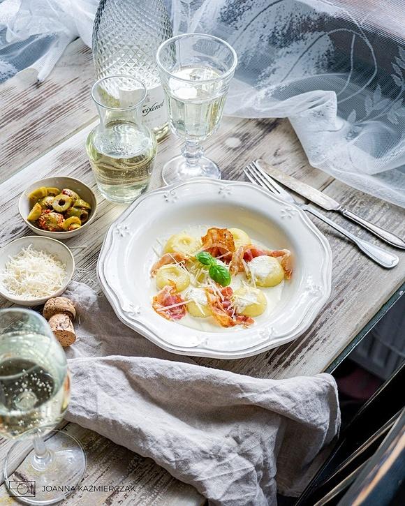 Kluski carbonara