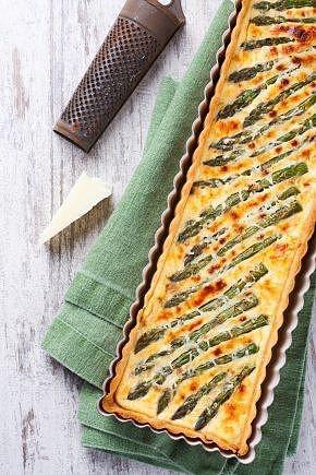 Tarta ze szparagami