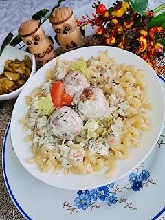 Pulpety w sosie śmietanowo-muštardowym