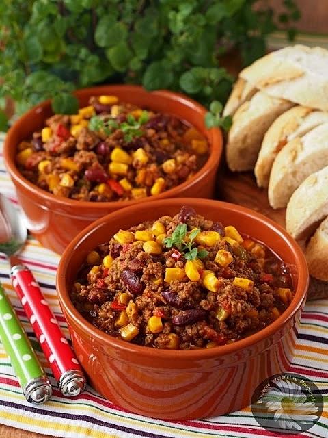Chili con carne - Meksykańskie danie z mięsa i papryki