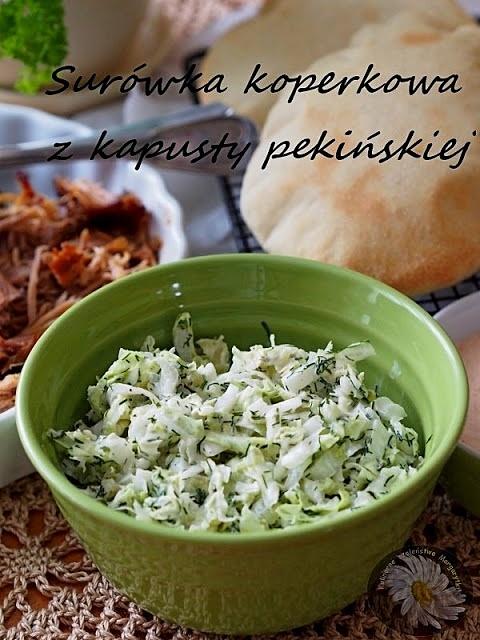 Surówka koperkowa z kapusty pekińskiej