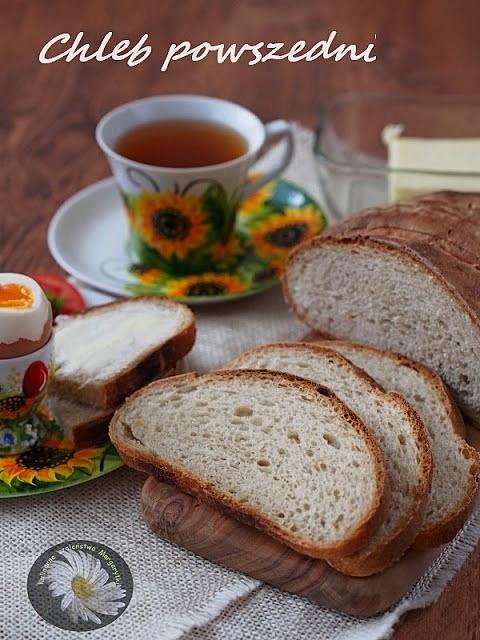 Chleb pszenny powszedni - przepis na codzienny chleb na drożdżach