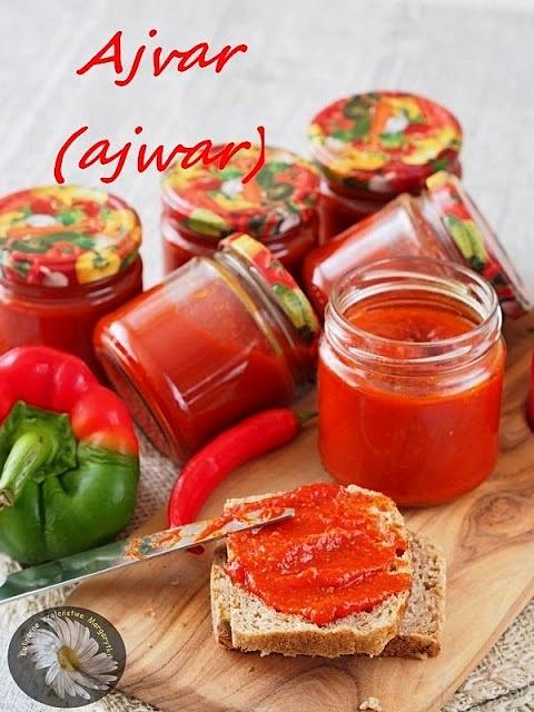 Ajvar pasta z papryki i bakłażanów