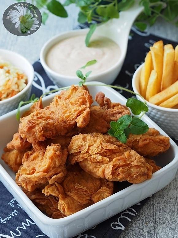 Pikantne stripsy z kurczaka a'la kfc