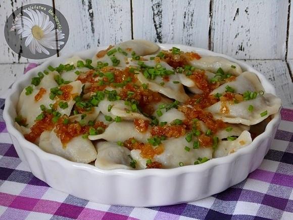 Pierogi z gęsiną