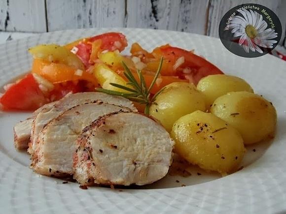 Kurczak z rozmarynem i miętą czekoladową
