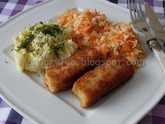 Paluszki rybne w pikantnej panierce