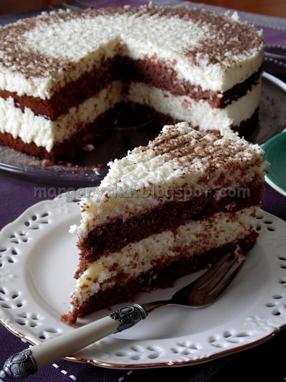 Raffaello na ciemnym cieście