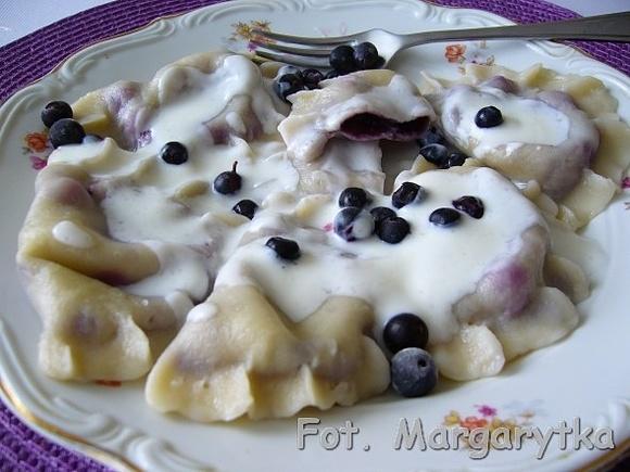 Pierogi z jagodami