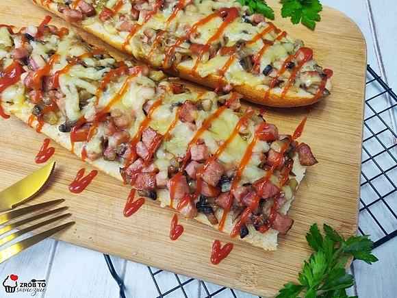 Zapiekanki na bagietce