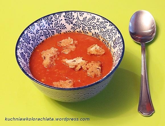 Zupa pomidorowo-paprykowo-batatowa
