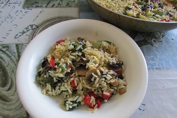Risotto z warzywami